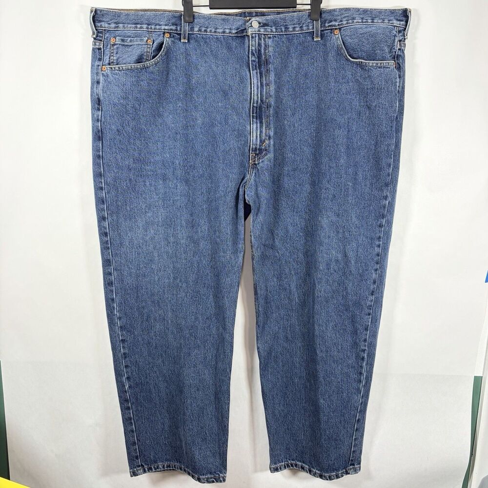 Levi’s 550 Relaxed Fit Jeans Mens Size 54x30 Blue Medium Wash Straight Leg